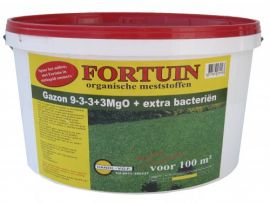 Fortuin Voorjaarsgazon 9-3-3+ 3MgO + bacteriën, 10kg