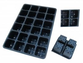 Deze perkgoedtrays zijn ideaal voor kleine plantjes zoals perkgoed maar uiteraard kunt u ook andere plantjes in deze trays kweken zoals jonge tomaatjes, bladgroentes, maïs, fuchsia, geraniums enzovoorts. 