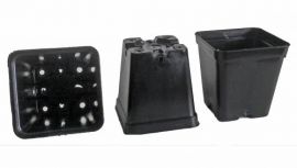 Vierkante potjes (p9, p10 of p11) per 10 stuks